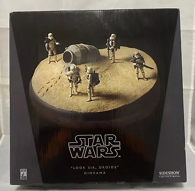 Star Wars Episode IV : "Look sir, Droids" Diorama  #0314/1250 sideshow 2007 - Image 1 of 4