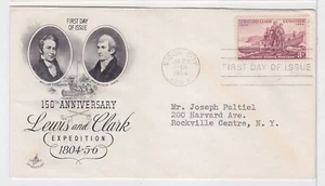 TurtlesTradingPost - Lewis & Clark Expeditions #1063- 1954 FDC Artcraft Cachet - Picture 1 of 1
