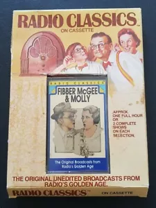 Vintage Radio Classics Fibber McGee And Molly CASSETTE TAPE 1948 & 1949 TESTED - Picture 1 of 9
