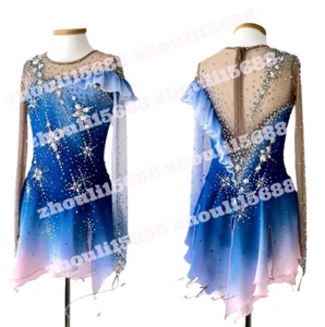 Skating dress - The new figure skating dress is hand-custom sized - Picture 1 of 5