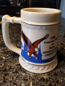 1995 Convención Internacional Orden Fraternal de las Águilas Taza Tankard Stein - Imagen 1 de 5
