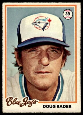1978 O-Pee-Chee Doug Rader Toronto Blue Jays #166 R105 - Image 1 of 2