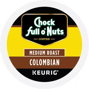 CHOCK FULL O' NUTS 100% COLOMBIAN MEDIUM KCUPS 12CT - Picture 1 of 1