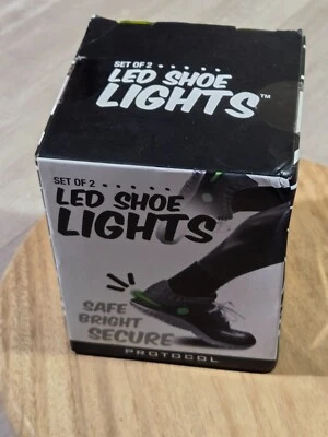Shoe Clip Lights 2 Pack Reflective Safety Night Running Gear for Joggers Bikers - Image 1 of 4