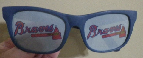 Atlanta Braves "Opaque" Sunglasses- You CAN see out of them Cover