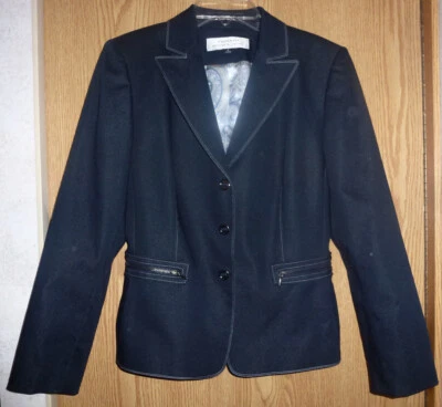 TAHARI - NEGRO OSCURO ELÁSTICO - BLAZER/CHAQUETA *MEJOR* - MISSES 2 Foto 1 de 3