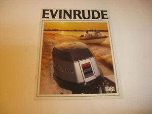 Folleto de ventas fueraborda EVINRUDE 1981 + ESPECIFICACIONES EX TC - Imagen 1 de 3