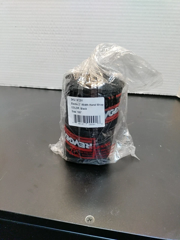 NEW Revgear Boxing 2" Width Elastic Handwraps 180" Length BLACK - Image 1 of 4