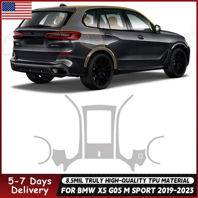 For BMW X5 M Sport 2019-2023 Sunroof PreCut Paint Protection Film Clear PPF TPU - Image 1 of 4