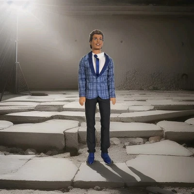 Barbie ken doll 90's Fashion doll Mattel Redress Suit Ooak Fashion  C288 - Image 1 of 4