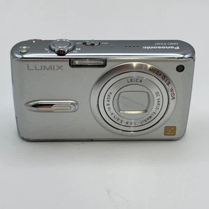 Panasonic Lumix DMC-FX07 Digital Camera Silver 7.2MP Japan Used Tested - Picture 1 of 10