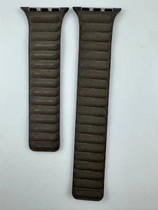 Bracelet maillon magnétique tissé fin original Apple Watch 41 mm 40 mm 42 mm taupe foncé ML - Photo 1/9