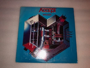 Accept Metal Heart Promo Vinyl LP Record German Heavy Metal Udo Dirkschneider - Picture 1 of 4