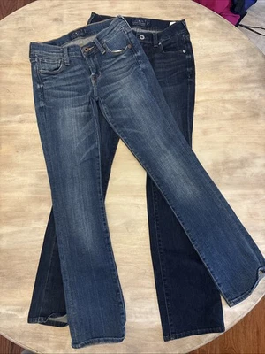 Lucky Brand Brook Boot Jeans Size 00 28” Inseam Dark Wash NWOT - Image 1 of 4
