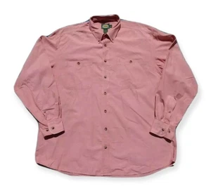 Camisa Cabela's Hombre Manga Larga Rosa Cuello Abotonado Informal Talla XL - Imagen 1 de 7