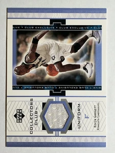 2002 Upper Deck Collector's Club #KGU Kevin Garnett JSY - Picture 1 of 2