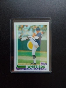 1982 Topps True Pure Blackless Rich Dotson #461 - Bild 1 von 2