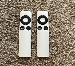 Apple Remote for Apple TV A1294 MC377LL/A IR OEM Set of 2   - Picture 1 of 6