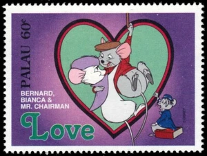 PALAU 393b - Disney Sweethearts "Bernard, Bianca und Mr. Chapman" (pb52632) - Bild 1 von 1
