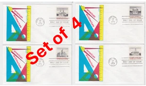 TurtlesTradingPost- American Architecture -1979 FDC #1779-82 Jackson Set of 4 - Picture 1 of 3