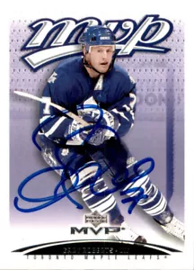 Gary Roberts Signed Autographed 03/04 Upper Deck Mvp card Toronto Maple Leafs - Picture 1 of 2