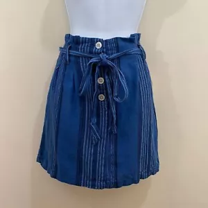 Minifalda Indigo Rein para mujer talla grande mezcla de lino NUEVA - Imagen 1 de 6