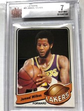 1979 - 1980 Topps Jamaal Wilkes BGS 7 NEAR MINT.  Graded card #35.