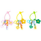 Fashion Color Sunflower Keychains Bag Pendant Car Key Rings Headset AccessoriY7