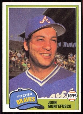 1981 Topps Traded John Montefusco Atlanta Braves #804 - Image 1 of 2
