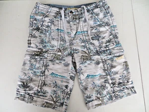 True Religion Men’s Issac Big T Cargo Shorts Pacific Palm Size 34 - Picture 1 of 9