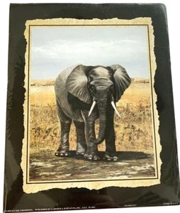 ELEPHANT LITHO OR GIRAFFES Art Print Home Decor Wall Art Poster-8" X 10"--SEALED - Picture 1 of 1