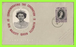 St Helena 1953 QEII Coronation on (lister) First Day Cover - Picture 1 of 1