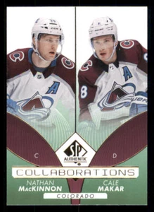 2022-23 SP Authentic Collaborations Green #C10 Nathan MacKinnon/Cale Makar - Picture 1 of 2