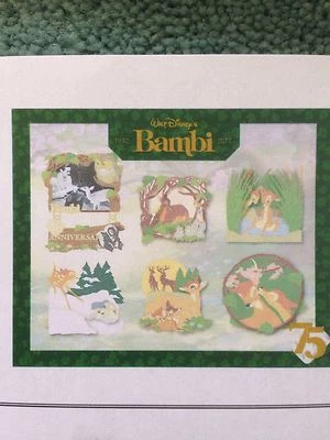 Disney D23 Expo 2017 Bambi 75 años juego de prendedores en caja LE 500 Foto 1 de 4