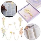 Stationery Tassel Retro Chinese style Metal Bookmark Book Clip Pagination Mark