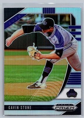 2020 Panini Prizm Draft Picks #PDP159 Gavin Stone ~ Silver Prizm - Image 1 of 2