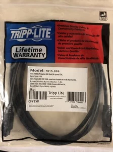 Tripp-Lite fire wire 800 gold high-speed cable.  Model F015-006 -  New - Picture 1 of 2