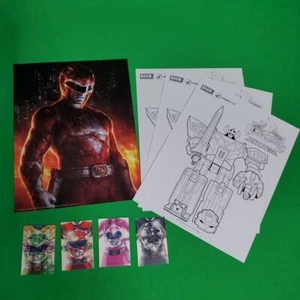 MIGHTY MORPHIN POWER RANGERS LAUNCH PARTY KIT 2016 MMPR - KOMPLETT - Bild 1 von 6