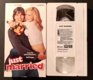 Just Married VHS New 20th Century Fox Aston Kutcher/Brittany Murphy! - Picture 1 of 2