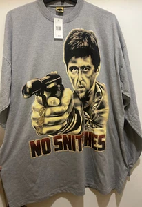 SCARFACE T-shirt vintage maniche lunghe pesante -NO BOCCONCINI- taglia 2XL 4XL & 5XL NUOVA - Foto 1 di 5