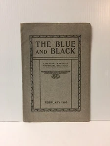 Vintage 1905 The Blue and Black Magazine Washington High School Pa Vol. 1 No.4 - Bild 1 von 15