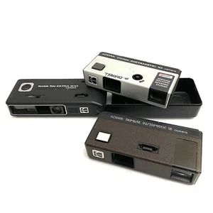 Kodak 110 Film Camera Lot - Instamatic Trimlite 18/Pocket 10, Tele-Ektra 300 - Picture 1 of 4