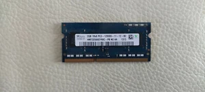 Ram sodimm 2gb ddr3 1600mhz PC3-12800S Hynix HMT325S6CFR8C-PB per notebook - Foto 1 di 1