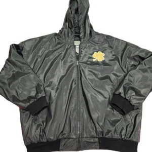 Steve & Barry's Vintage Bomber Jacket Yellow Shamrock Logo XL - Picture 1 of 11