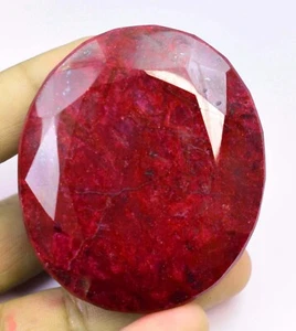 804.5 CT Natural Huge Red Ruby Certified Earth-Mined Oval Museum Grade Gemstone - Picture 1 of 7