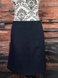 Ann Taylor Loft Skirt Navy Blue Short Size 10 - Picture 1 of 5