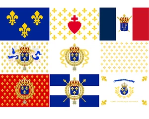 Drapeaux royalistes France choisir version Nationaliste Patriote 90x150 ou 60x90 - Imagen 1 de 13