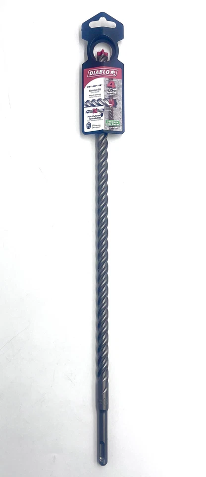 Сверло перфораторное Diablo DMAPL4200 1/2 дюйма x 16 дюймов x 18 дюймов SDS+ - Изображение 1 из 1
