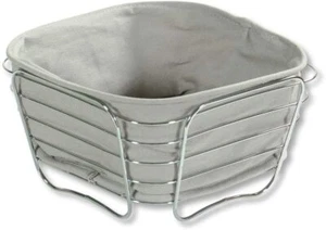 Kesper Brotkorb Brötchenkorb Frühstück Obstkorb Chrom/ grau 21x21  4000270908712 - Bild 1 von 1