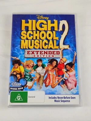 High School Musical 2 DVD (Region 4) VGC Extended Edition Disney - image 1 of 2